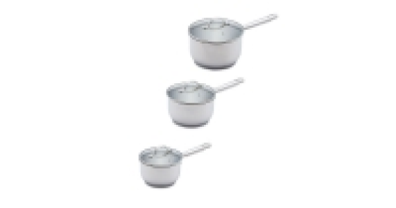Crofton Stainless Steel Saucepan Set