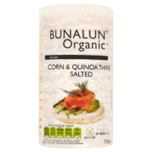 Bunalun Organic Corn & Quinoa Thins Salted