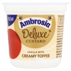 Ambrosia Deluxe Custard Vanilla With Creamy Toffee