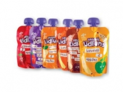 ORGANIC LIDLUNS Stage 1 Fruit Pouches