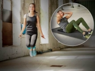 CRIVIT PRO Sit-Up Cushion/ Skipping Rope