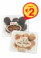 Spar  SPAR Chocolate Chip/Double Chocolate Mini Muffins 200g ONLY 