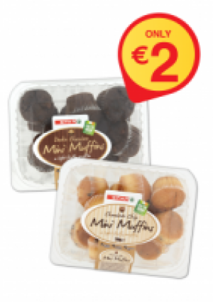 SPAR Chocolate Chip/Double Chocolate Mini Muffins 200g ONLY