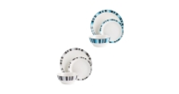 Crofton 12-Piece Dinner Stripe Set