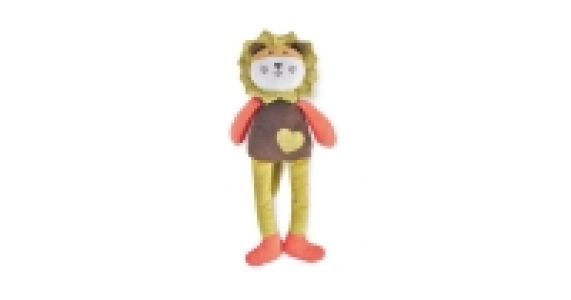 Lion Twister Plush Dog Toy