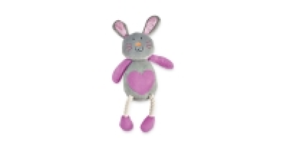 Ruby Rabbit Plush Dog Toy