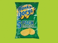 Lidl  HUNKY DORYS Cheese < Onion Crips
