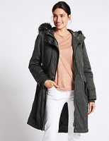 Marks and Spencer  Satin Parka with Stormwear