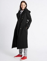 Marks and Spencer  Cotton Rich Trench Coat with Stormwear