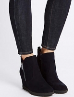 Marks and Spencer  Wedge Heel Ankle Boots