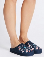 Marks and Spencer  Tatty Teddy Embroidered Mule Slippers