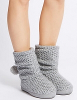 Marks and Spencer  Snuggle Slipper Boots