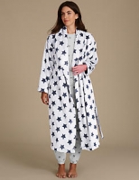 Marks and Spencer  Star Print Pyjama Set with Dressing Gown
