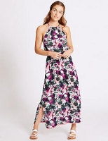 Marks and Spencer  Floral Beaded Midi Dress