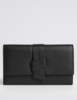 Marks and Spencer  Leather Knot Detail Purse with Cardsafe
