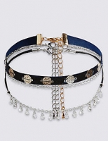 Marks and Spencer  Layered Charm Choker Necklace