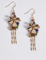 Marks and Spencer  Floral Chain Drop Earrings