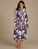 Marks and Spencer  Floral Print Shimmer Dressing Gown
