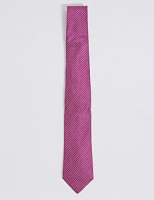 Marks and Spencer  Longer Length Silk Rich Textured Tie