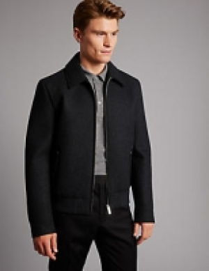 Marks and Spencer  Wool Blend Jacket