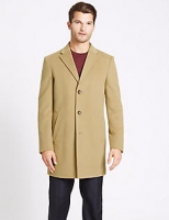 Marks and Spencer  Wool Blend Revere Coat