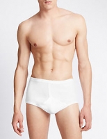 Marks and Spencer  2 Pack Pure Cotton Comfort Briefs with StayNEW