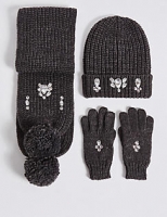 Marks and Spencer  Kids Hat, Scarf & Gloves Set