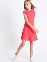 Marks and Spencer  Cotton Rich Fit & Flare Dress (3-14 Years)
