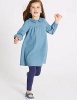 Marks and Spencer  Pure Cotton Long Sleeve Dress (3 Months - 5 Years)