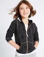 Marks and Spencer  Cotton Rich All Over Print Sweatshirt (3-14 Years)