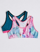 Marks and Spencer  2 Pack Seamfree Crop Tops (6-16 Years)