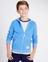 Marks and Spencer  Cotton Rich Hooded Sweatshirt (3-14 Years)