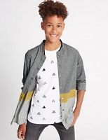 Marks and Spencer  Pure Cotton Colour Block Shirt (3-14 Years)