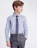 Marks and Spencer  Striped Shirt with Tie (3-14 Years)