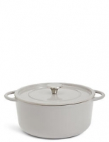 Marks and Spencer  Cast Iron Round Casserole Dish