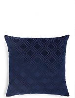 Marks and Spencer  Velvet Geometric Print Cushion