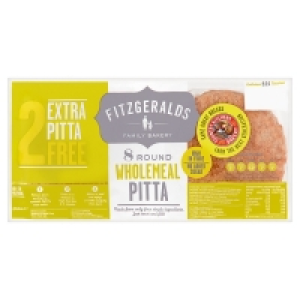 Country Kitchen Wholemeal Pitta & 2 Extra Free