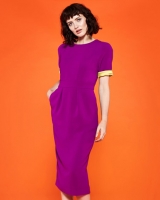 Dunnes Stores  Lennon Courtney at Dunnes Stores Royal Purple Dress