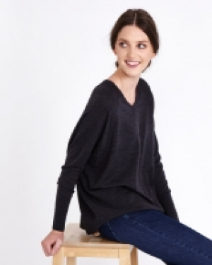 Paul Costelloe Living Studio Oversized V-Neck Jumper