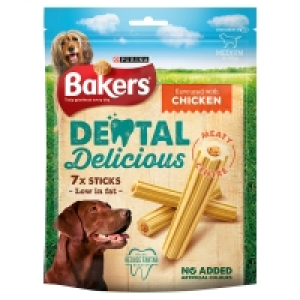 Bakers Dental Delicious Medium Dog Chicken Chews
