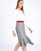 Dunnes Stores  Carolyn Donnelly The Edit Asymmetric Check Skirt