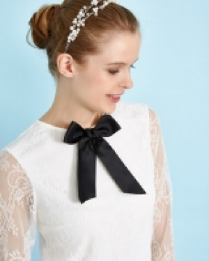 Savida Bow Lace Top