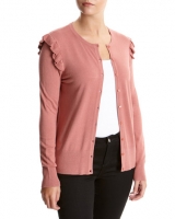 Dunnes Stores  Frill Button Front Cardigan