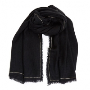 Stud Textured Scarf