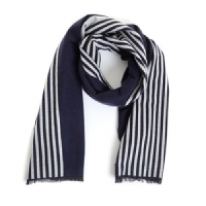 Stripe Double Faced Scarf