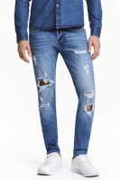 HM   Skinny Low Trashed Jeans