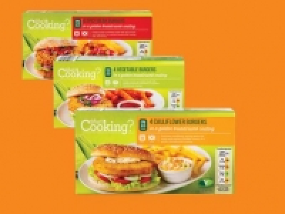 Lidl  WHATS COOKING 4 Vegetarian Burgers