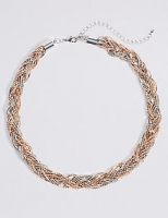 Marks and Spencer  Ball Chain Plaited Necklace