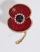Marks and Spencer  The Poppy Collection® Sparkle Poppy Brooch
