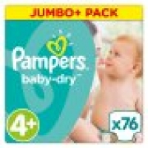 Pampers Baby Dry Size 4+ Jumbo+ Pack 13.00 €